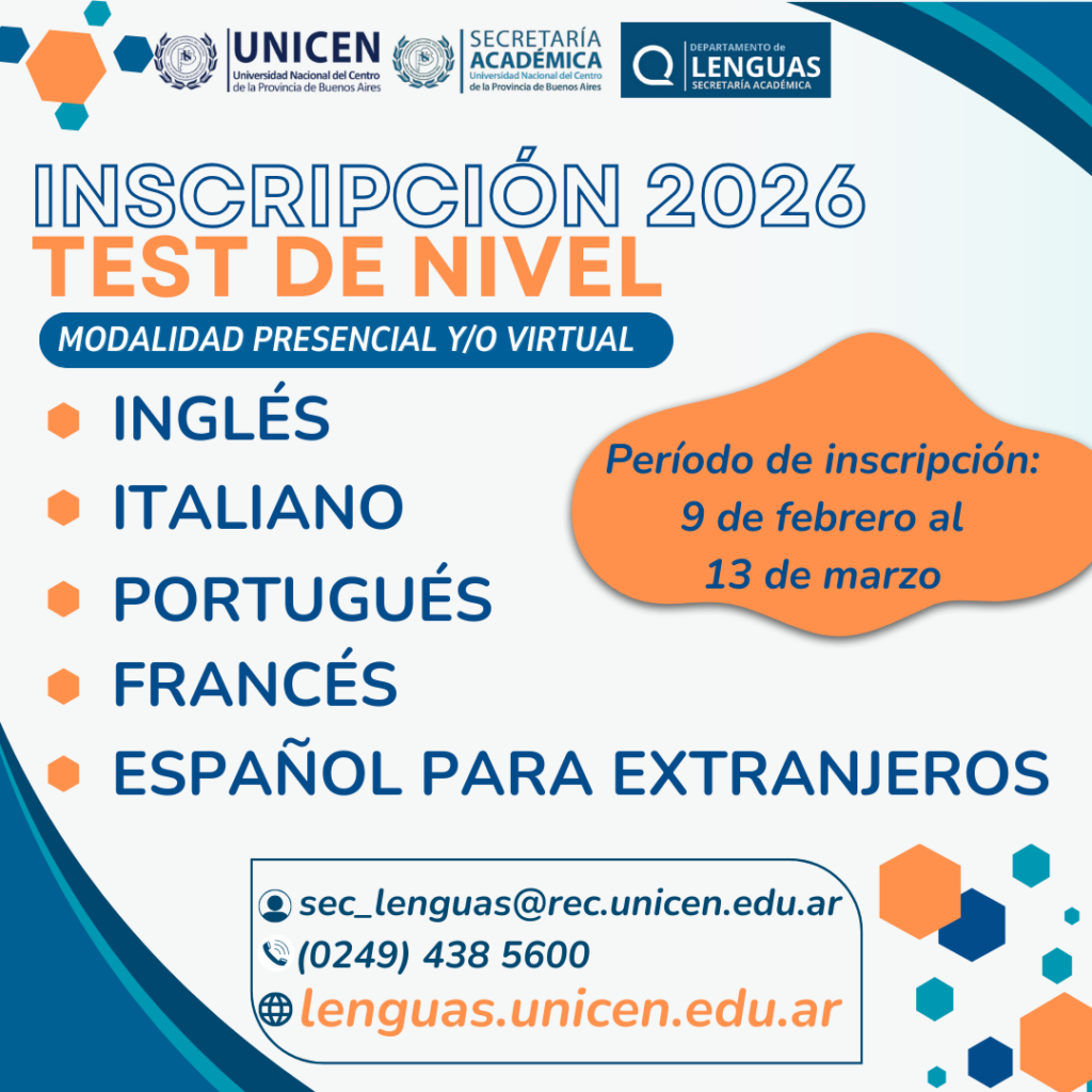 Inscripción a Test de Nivel FEBRERO – MARZO 2026